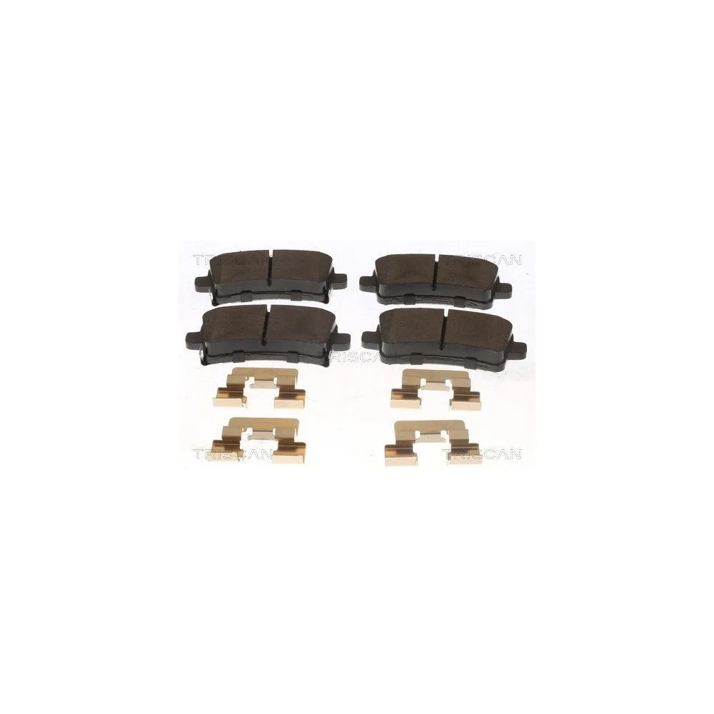 Комплект гальмівних колодок TRISCAN 8110 24037 для OPEL SAAB VAUXHALL, фото №1