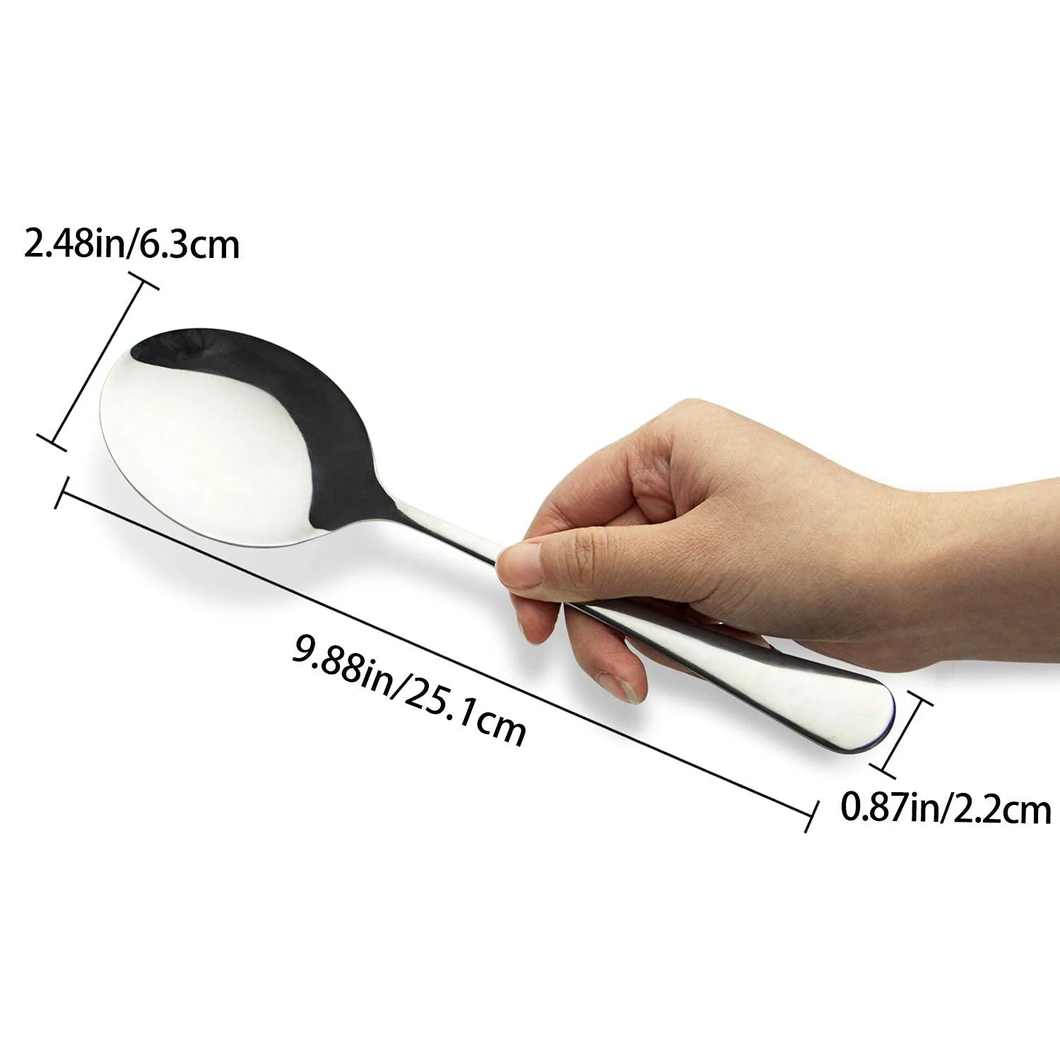 Ложка для сервірування AOOSY, нержавіюча сталь, фото №5