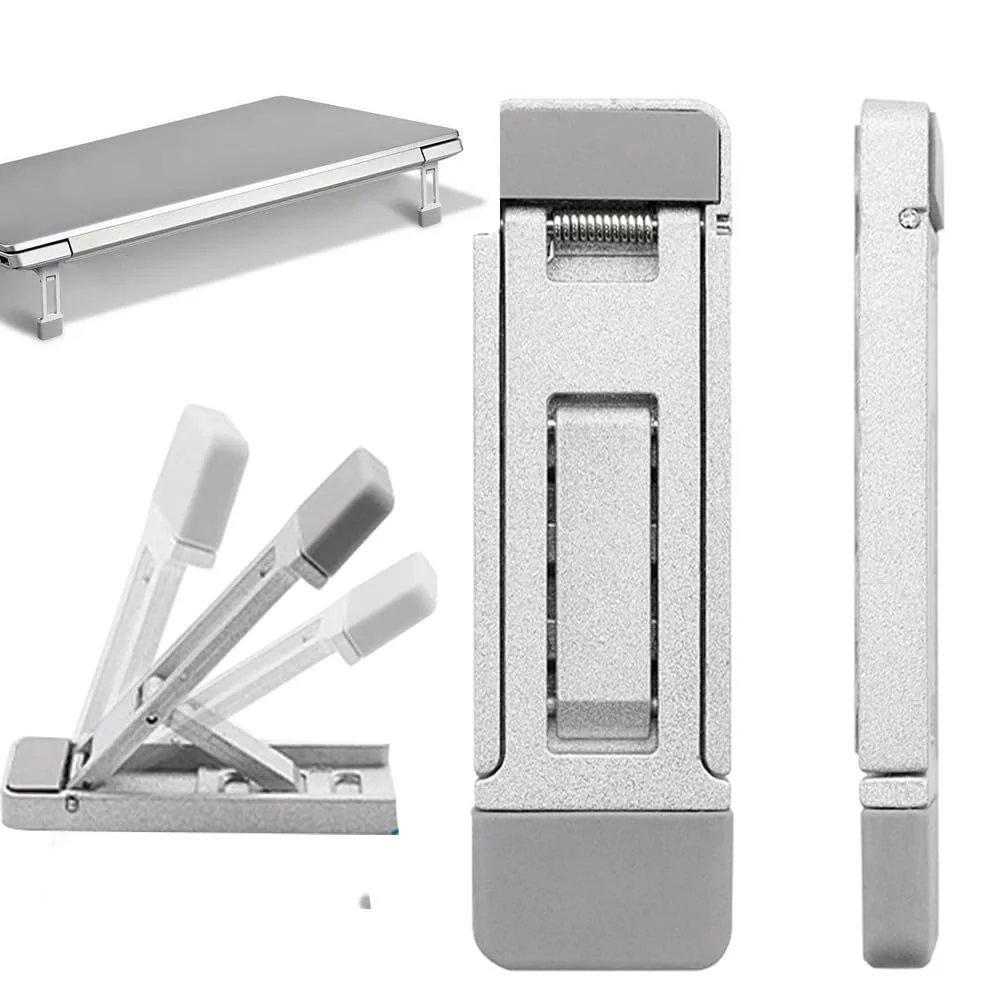 Подставка для клавиатуры складная  Регулируемый угол наклона Мини ножки для ноутбука  Эргономичный подъем клавиатуры с противоскользящими накладками  2шт, фото №1