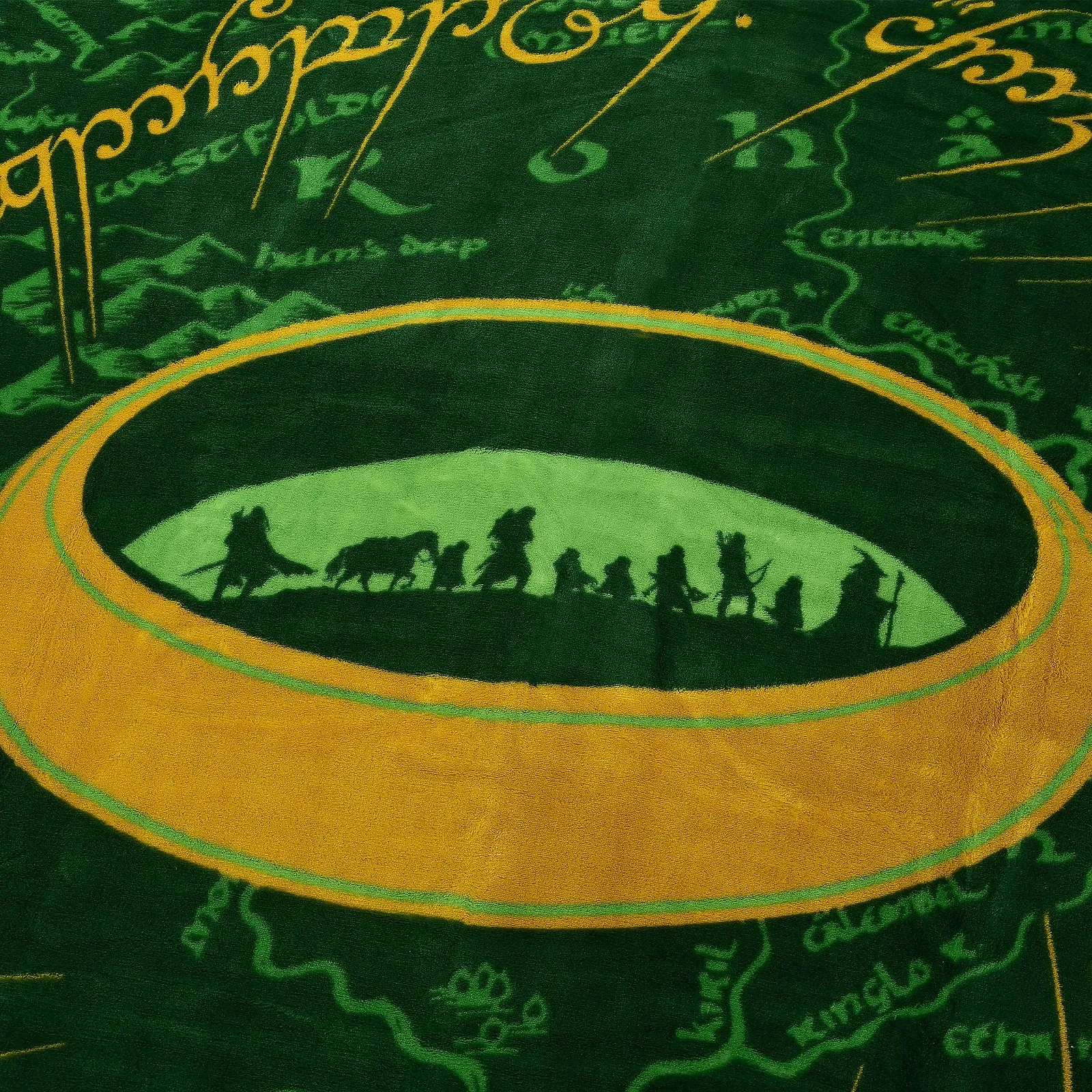 Флисовое одеяло Elbenwald The Lord of the Rings XXL 180 x 220 см Зеленый, фото №2