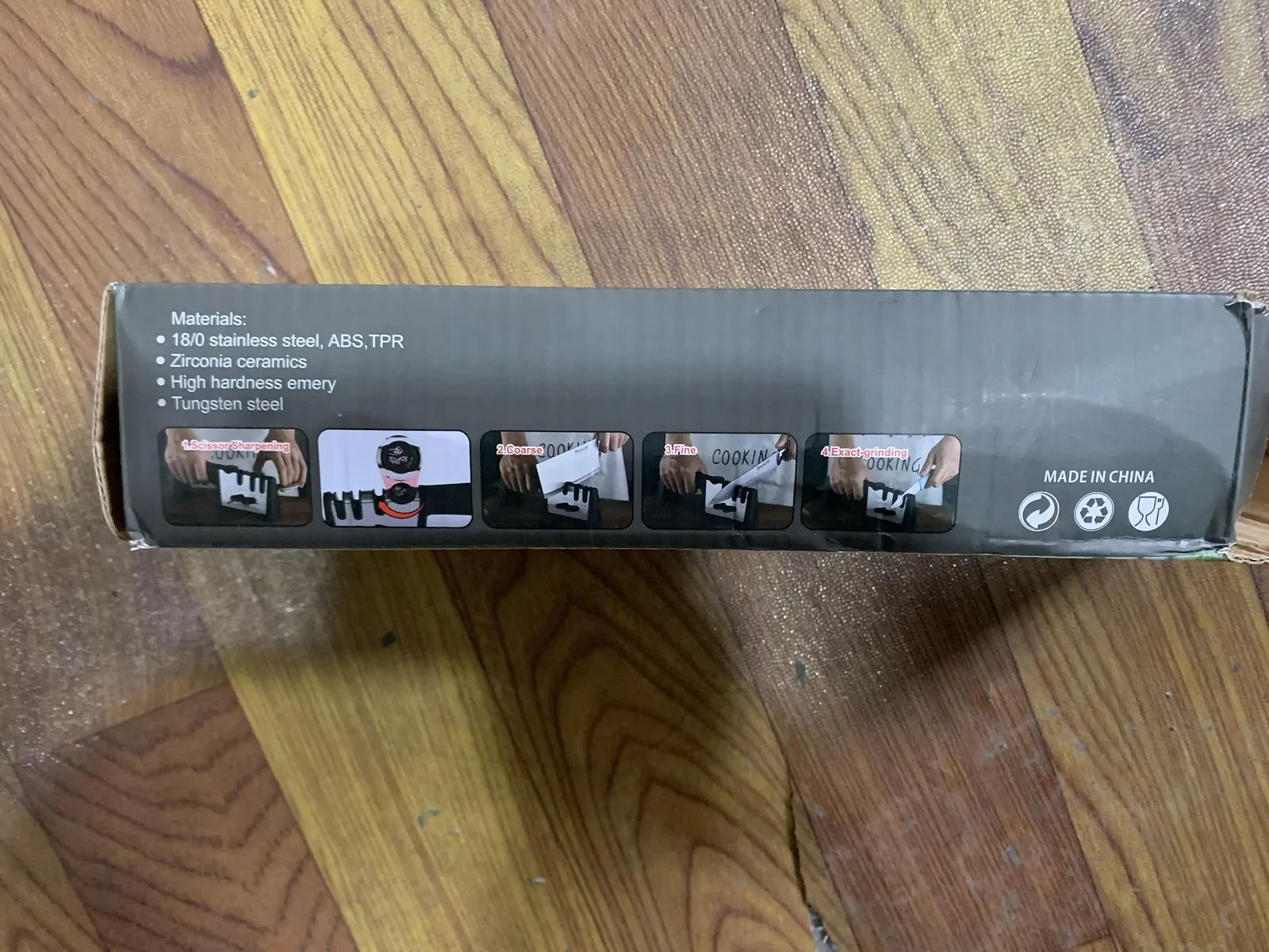 Професійне точилка для ножів та ножиць 4 в 1 з регульованим кутом, фото №9