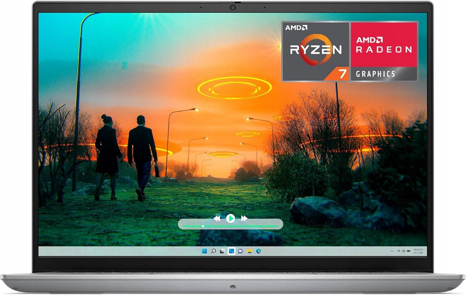Ноутбук Dell Inspiron 14 5435 14"IPS WVA WUXGA Ryzen 7 7730U 16/512GB підсвітка+сканер відбитку Silver, фото №1