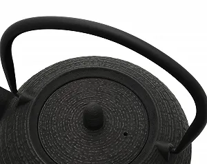 Чайник-заварник Bredemeijer Asia Круглий Чавунний Чорний 1.2 літра з фільтром-сіткою synthetic.ua - Фото 1