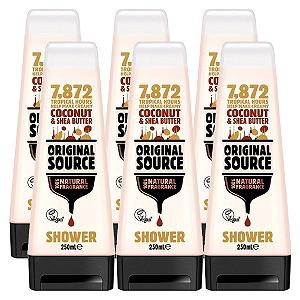 Гель для душа Original Source Moisturising с кокосом и маслом ши 6 x 250 мл - Фото 1
