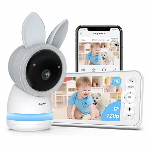 Відеоняня ARENTI 5" WiFi 2K/3MP PTZ з нічним баченням та датчиком температури - Фото 1