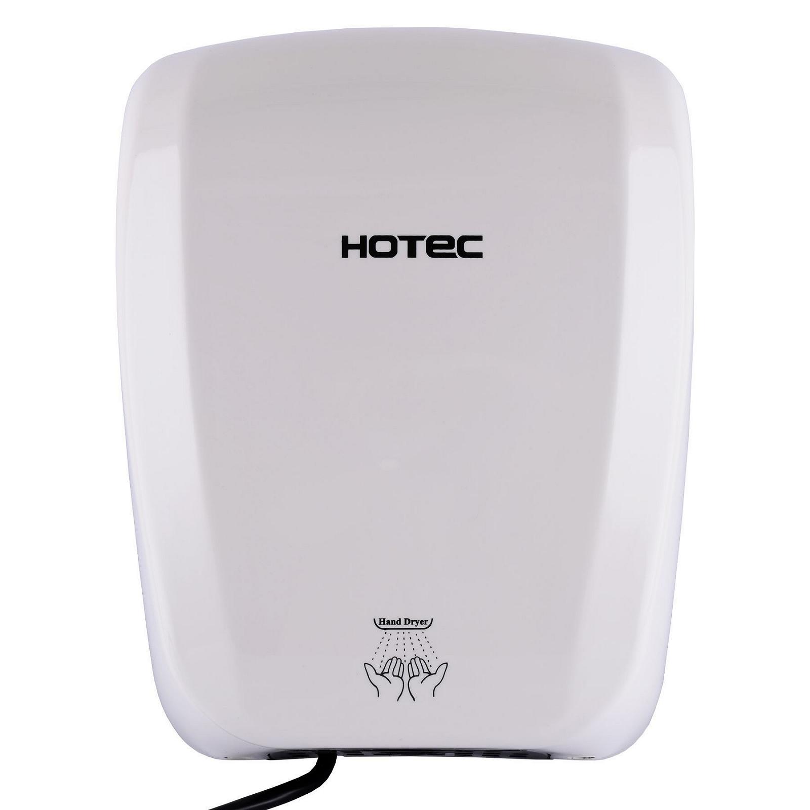 Сушарка для рук HOTEC 11.231 ABS White сенсорна корпус пластик білий 220В 1800Вт, фото №1