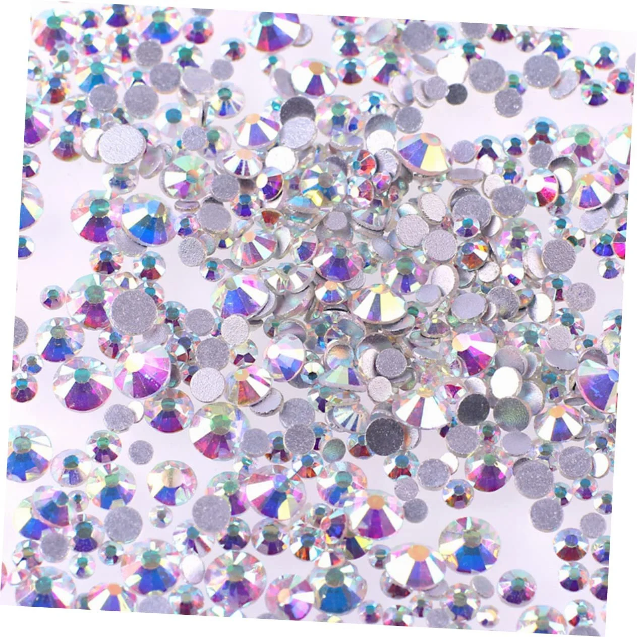 Стразы Круглые COHEALI Crystal AB 2880 штук, фото №8 Стразы Круглые COHEALI Crystal AB 2880 штук, фото №8