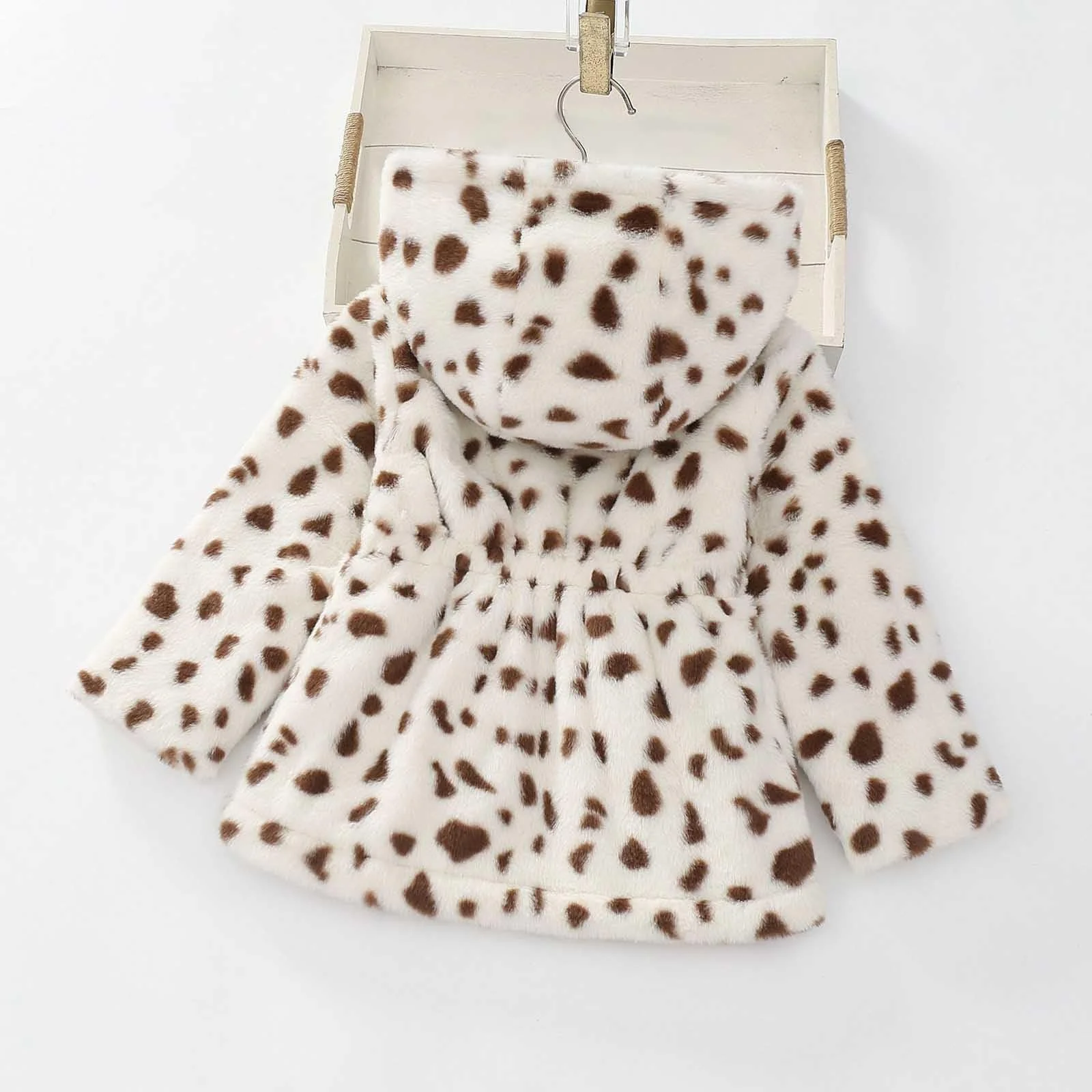 Флісова куртка для дівчаток Outdoor, дитяча куртка, мультяшний візерунок, фото №4