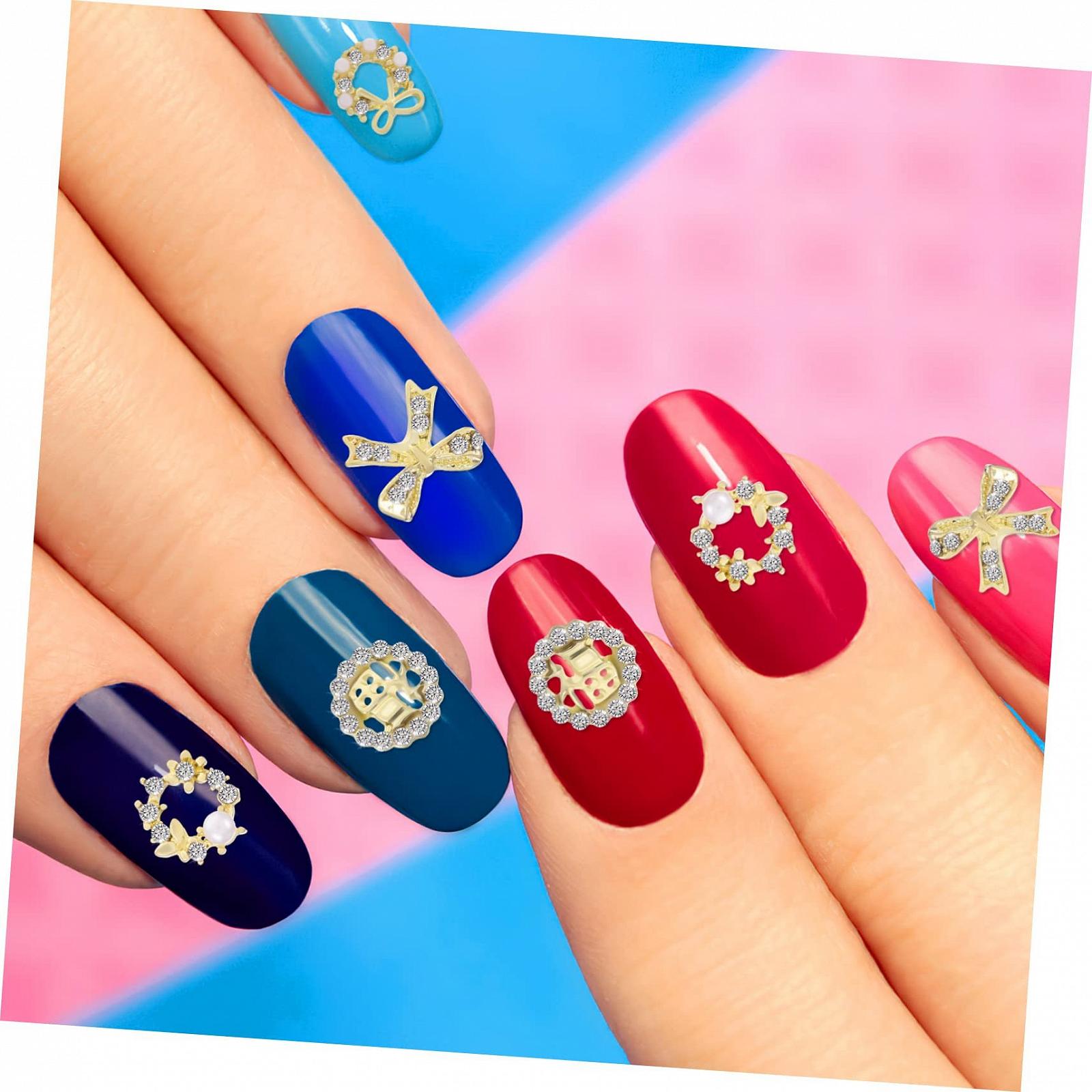 Набір прикрас для нігтів металеві широке застосування, фото №9