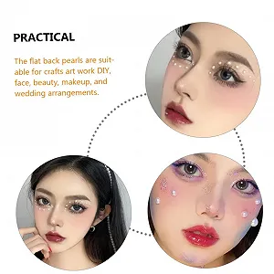 Перлини 6 аркушів, декоративні для нігтів synthetic.ua - Фото 1