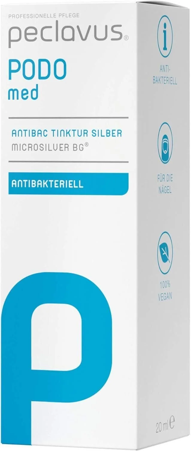 Настоянка для ніг Peclavus PODO med Antibac tincture Silver з мікросріблом BG, фото №3