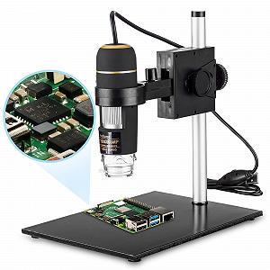 Цифровой USB микроскоп 200X 2MP 8-LED с увеличением для XP/Vista/7/8 и Mac - Фото 1