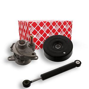 Натяжитель ремня, поликлиновой ремень FEBI BILSTEIN 15923 для MERCEDES-BENZ VW - Фото 1