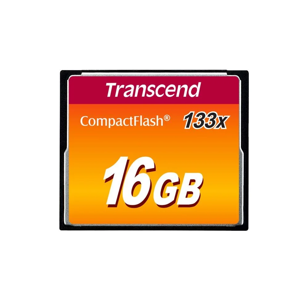 Карта памяти Transcend CompactFlash 133 TS16GCF133 16GB, фото №1 Карта памяти Transcend CompactFlash 133 TS16GCF133 16GB, фото №1