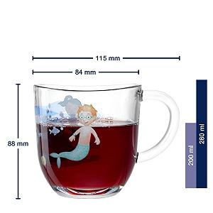 Кружка LEONARDO HOME Bambini Avventura 280 мл, детская, с ручкой, рисунок Море synthetic.ua - Фото 1