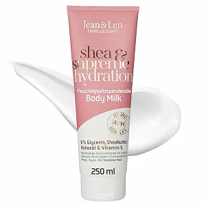 Молочко для тела Jean & Len Coconut & Vanilla для сухой кожи, увлажняет кожу в течение 24 часов, 250 мл - Фото 1