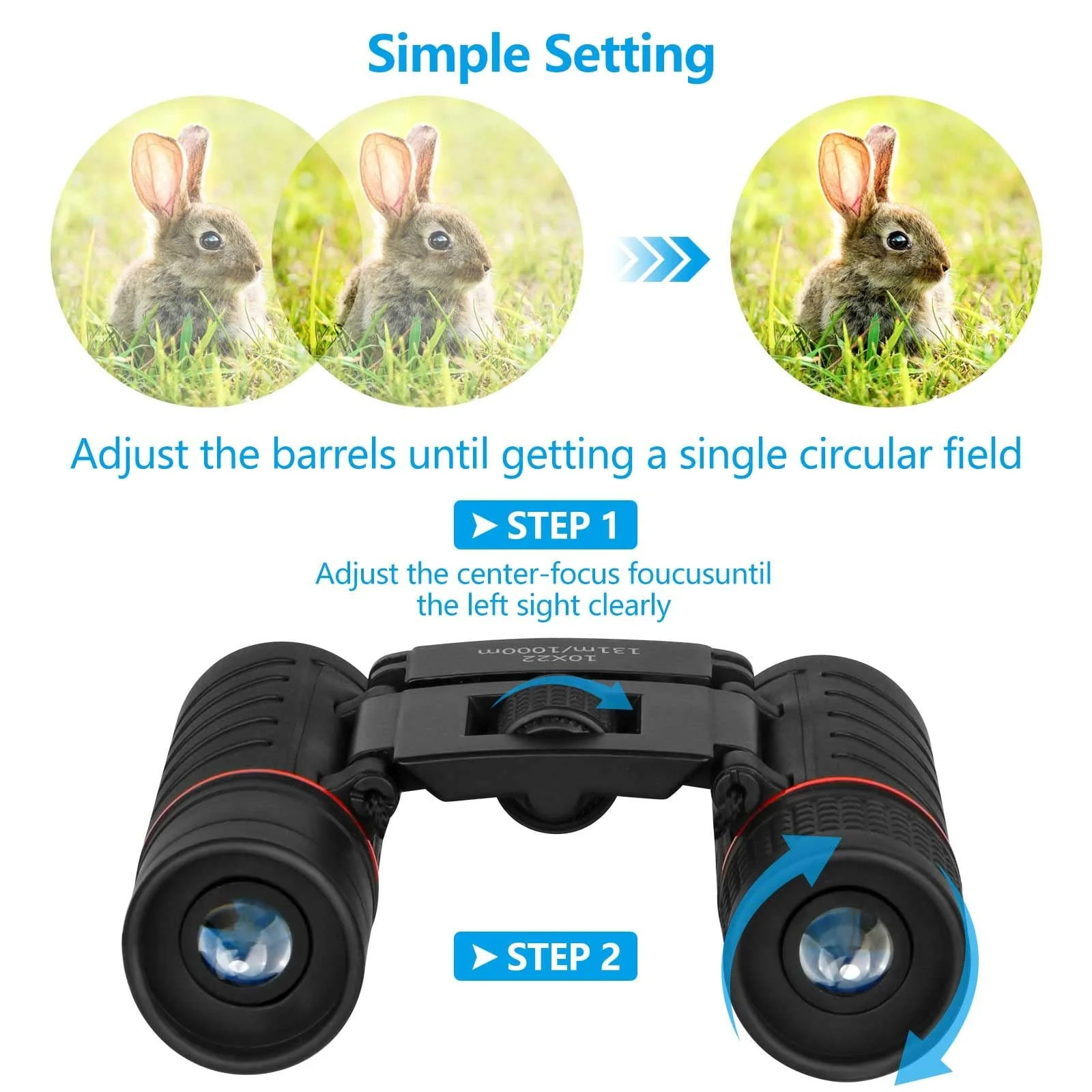 Бінокль BNGXR Compact Mini 10x22, фото №6