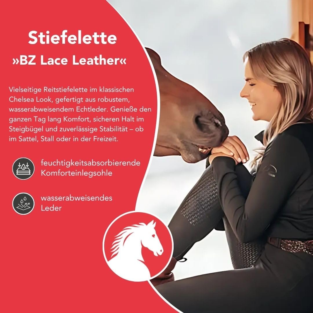 Челси Contrace Backzip Lace Leather кожаные с молнией и шнуровкой, фото №5