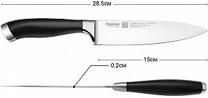 Ніж кухарський Fissman Elegance 15см з нержавіючої сталі