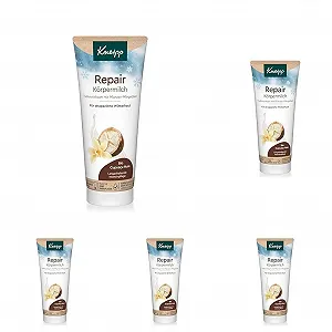 Молочко для тела Kneipp Repair - для поврежденной кожи зимой - длительный интенсивный уход - 200 мл (упаковка 5 шт.) - Фото 1