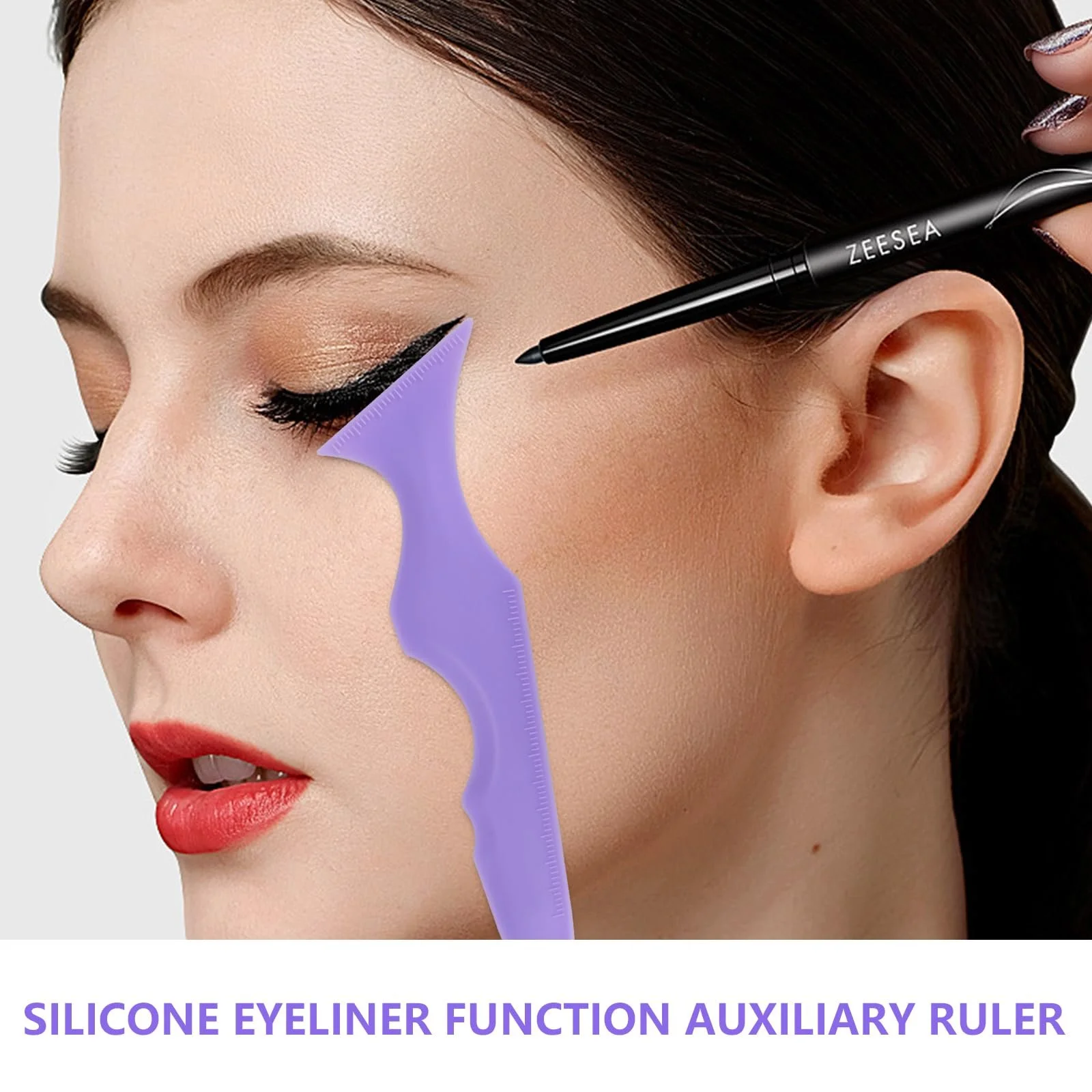 Набор Eyeliner Aid Stencils Силиконовые Трафареты для макияжа Для начинающих, фото №4 Набор Eyeliner Aid Stencils Силиконовые Трафареты для макияжа Для начинающих, фото №4