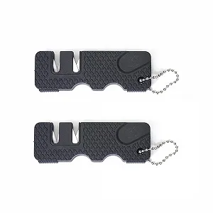 Точилка для ножей ручная Tomedeks 2 штуки компактная для грубой и тонкой заточки - Фото 1