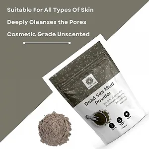 Глина Мертвого моря для масок для обличчя для чоловіків та жінок synthetic.ua - Фото 1