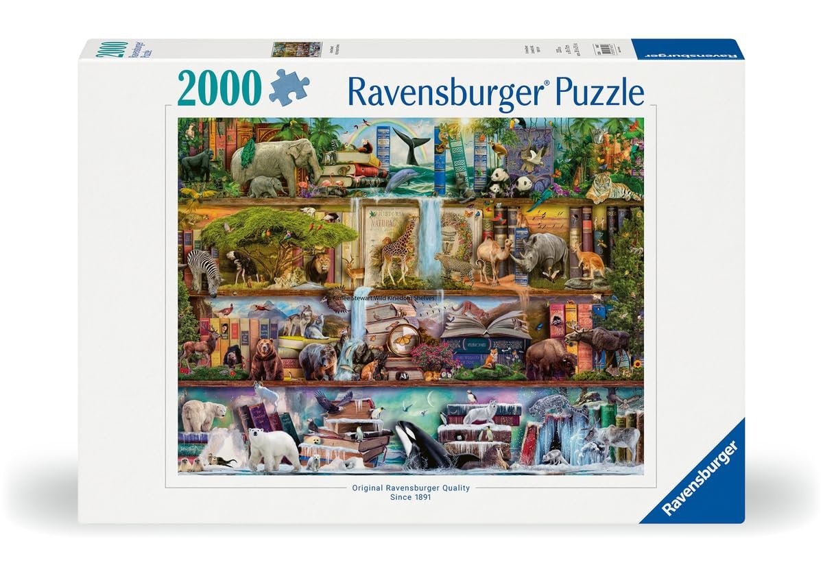 Пазл Ravensburger Aimee Steward 16652 Great wildlife 2000 деталей, фото №2