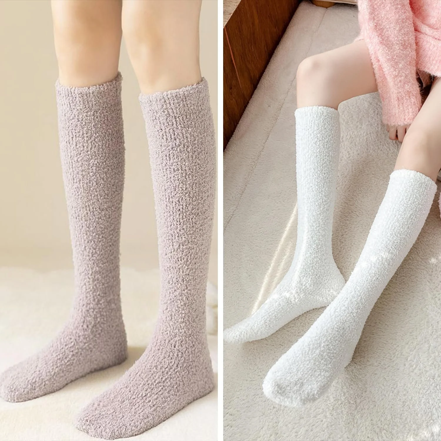 Теплі бавовняні шкарпетки для жінок (3 пари), фото №4 Теплі бавовняні шкарпетки для жінок (3 пари), фото №4