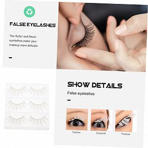 Накладні вії Miss Chemical Fibre 18 шт. Білі ціна на synthetic.ua - Фото 1 Накладні вії Miss Chemical Fibre 18 шт. Білі synthetic.ua - Фото 1