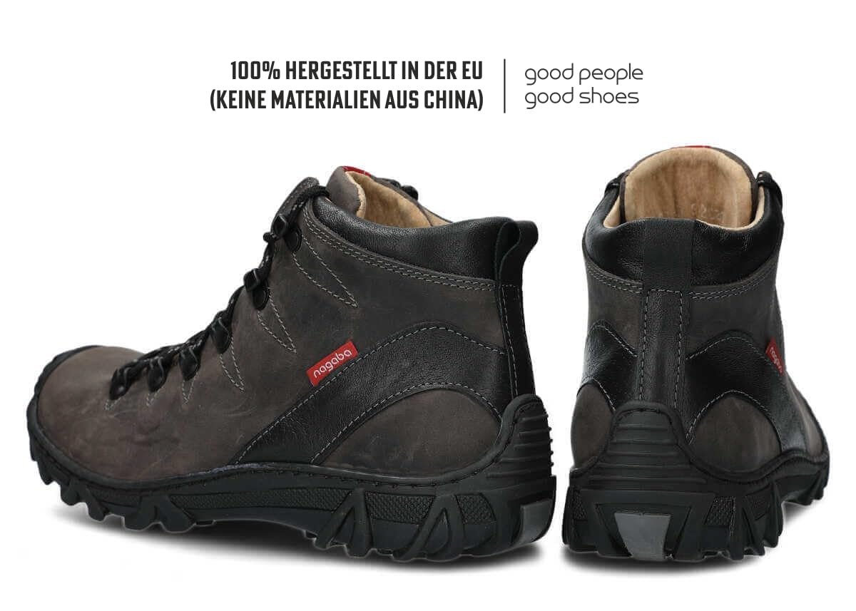 Чоловічі черевики Nagaba Шкіряні на шнурівці, фото №6