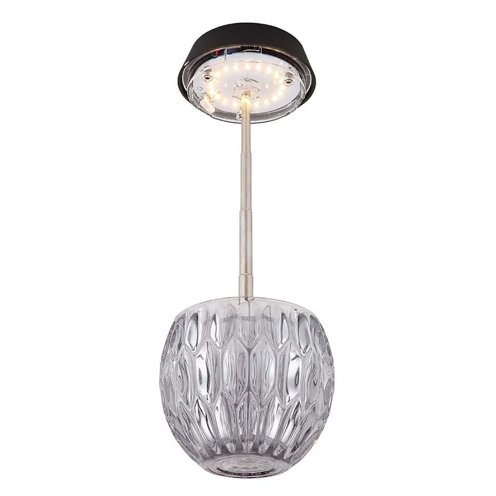 Настольная лампа GLOBO LIGHTING LED Touch Dimmer 28 см Smoked, фото №8