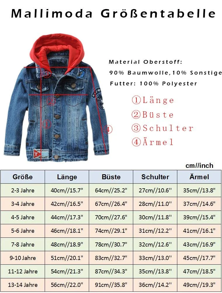 Джинсова куртка FTCayanz для хлопчиків, повсякденна, стильна, фото №3