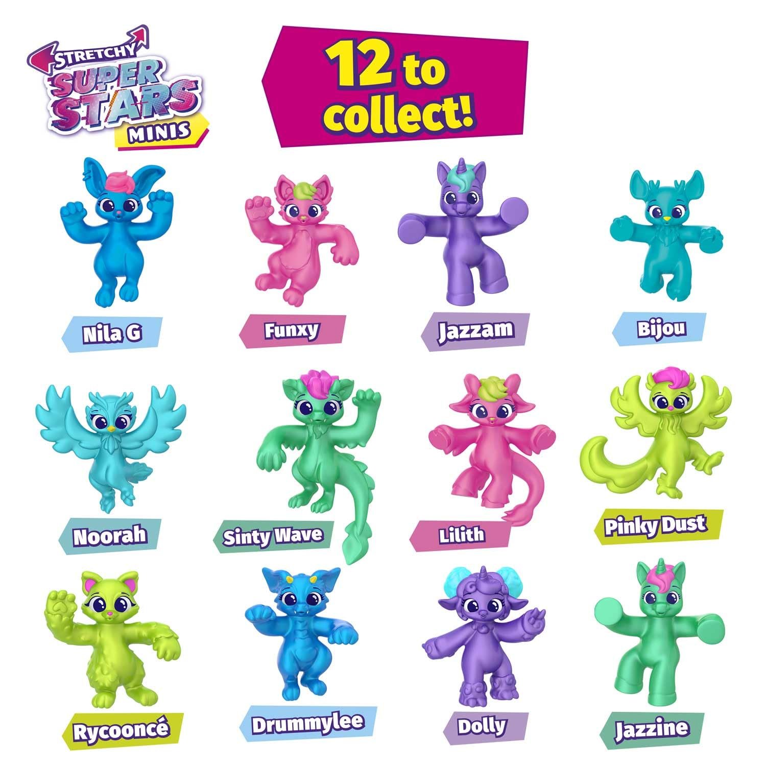 Фигурки Action Эластичные STRETCHY SUPERSTARS Minis для детей, фото №2