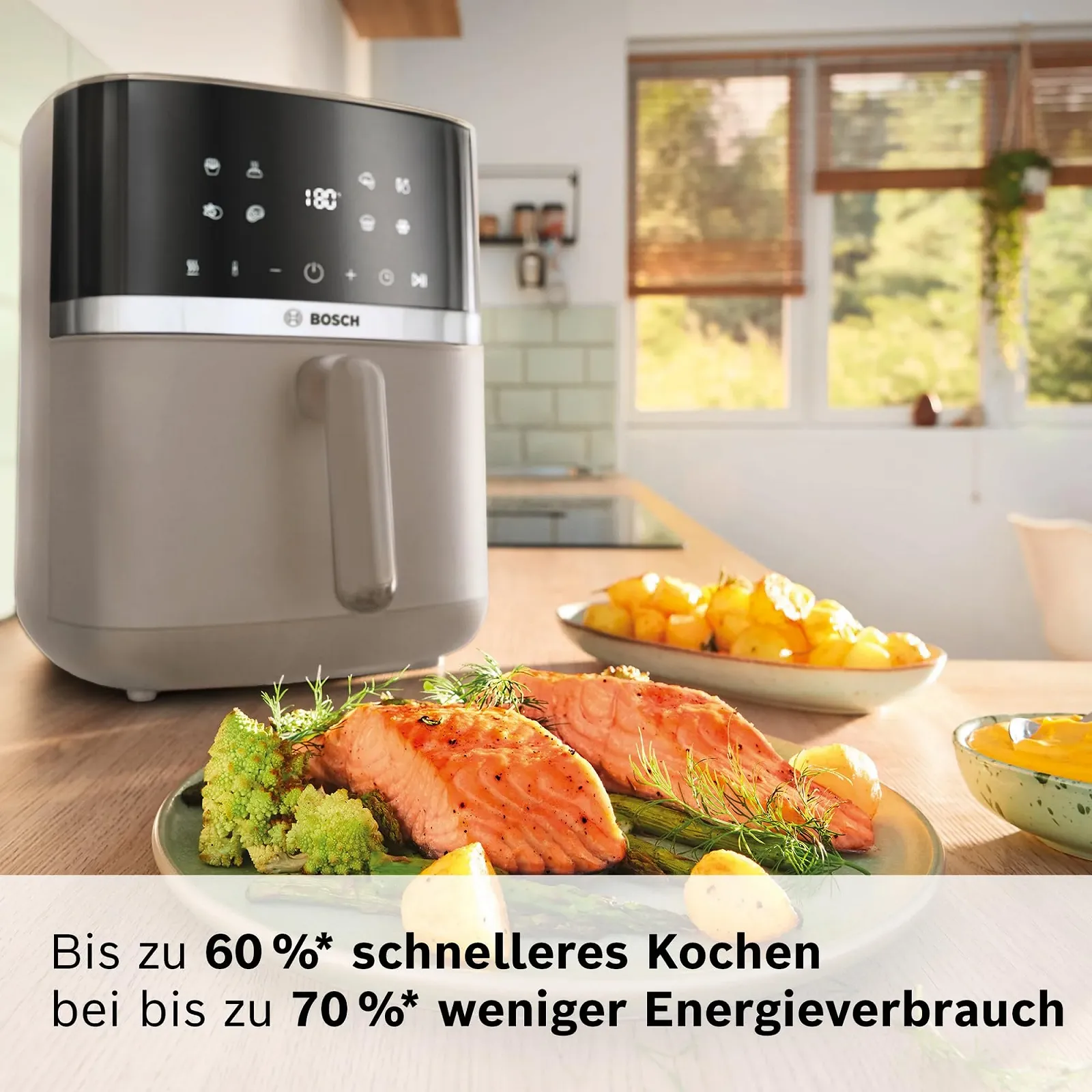 Мультипечь Bosch Series 4 XL MAF462C0 6.1 л 7 программ Кремовая, фото №3 Мультипечь Bosch Series 4 XL MAF462C0 6.1 л 7 программ Кремовая, фото №3