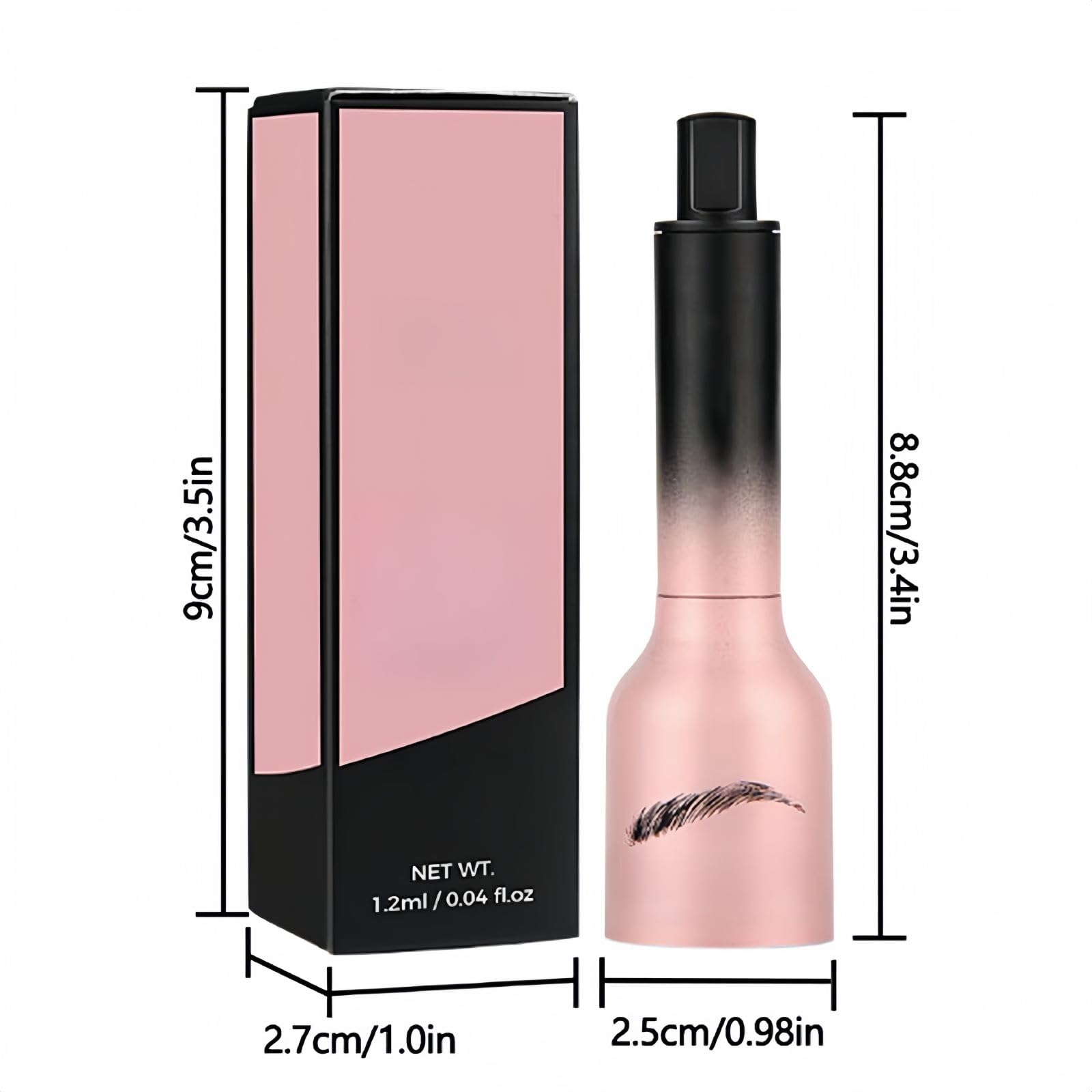 Рідка кисть для брів Angled Brush & Dip #02Taupe, фото №7