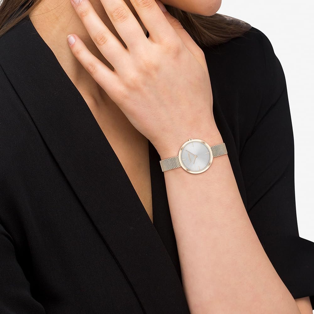 Часы Calvin Klein Женские Аналоговые Кварцевые Серебряный Ремешок из нержавеющей стали, фото №4 Часы Calvin Klein Женские Аналоговые Кварцевые Серебряный Ремешок из нержавеющей стали, фото №4