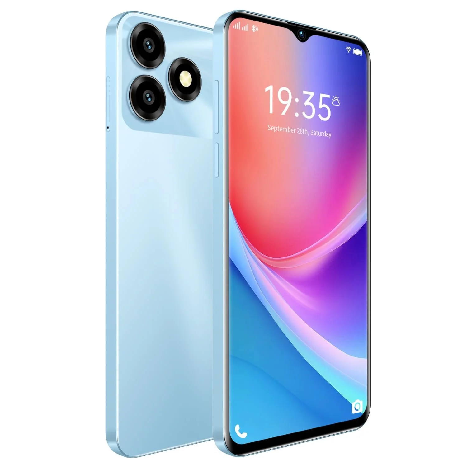 Смартфон Unlock 8-Core Processor 4G-LTE 4GB/64GB 6.52" Light Blue, фото №1