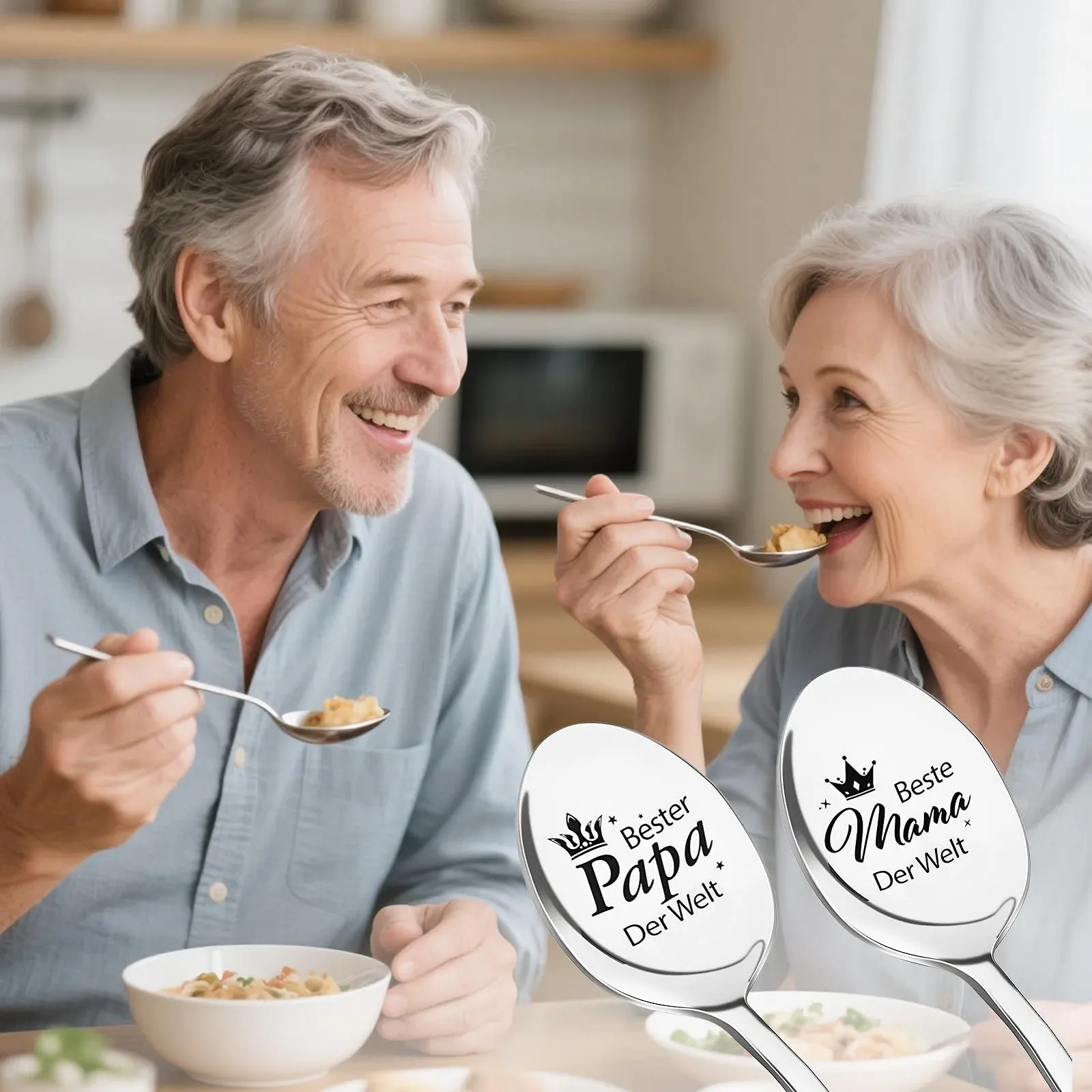 Ложка Кавова Набір 2 шт.: З гравіюванням, фото №5