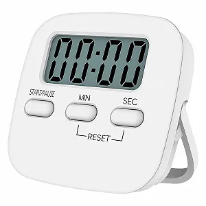 Купить Кухонный таймер NIAGUOJI Digital Kitchen Timer с большим ЖК-дисплеем белый - Фото 1 Кухонный таймер NIAGUOJI Digital Kitchen Timer с большим ЖК-дисплеем белый - Фото 1