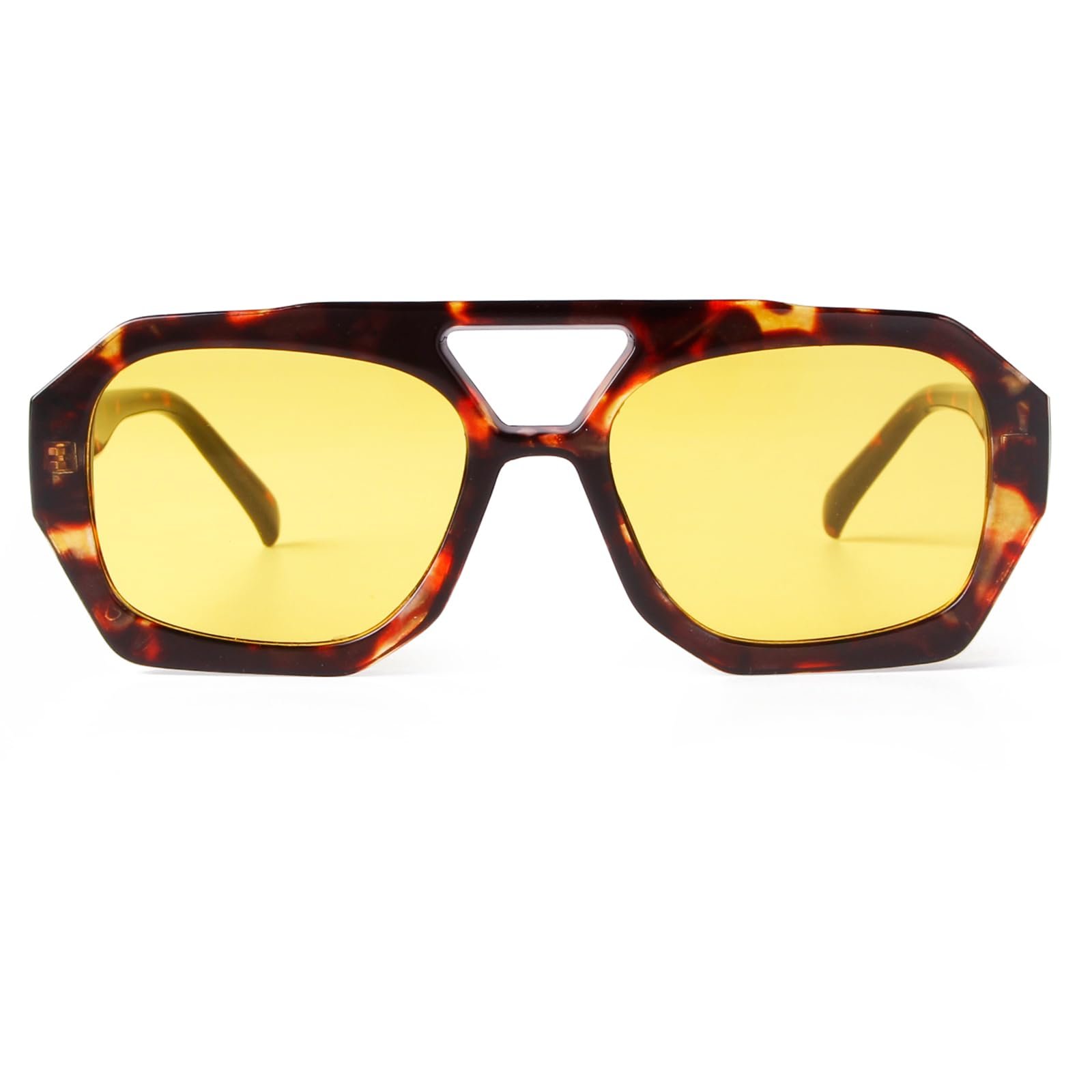 Сонцезахисні окуляри Авіатори Laurinny Retro Шестикутні Класичні з подвійним містком, фото №4