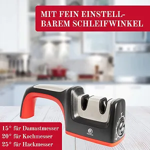 Точило для ножів STALLION Професійна Регульований кут заточування 15-25° Вуглецева сталь та кераміка synthetic.ua - Фото 1
