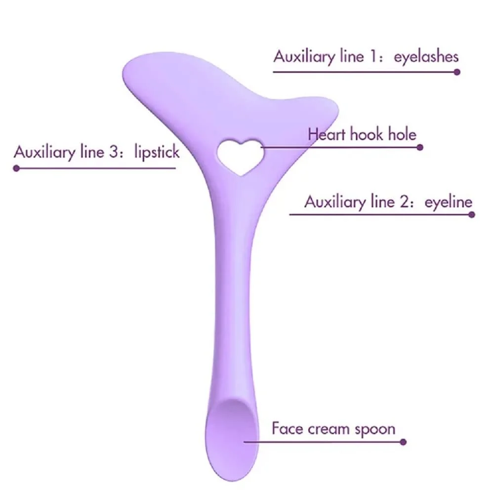 Трафарет для подводки силиконовый фиолетовый, фото №7 Трафарет для подводки силиконовый фиолетовый, фото №7