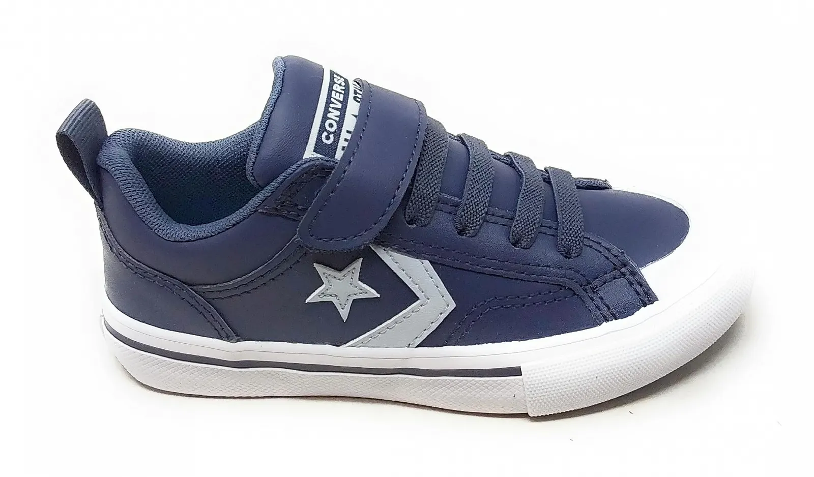 Дитячі Кросівки Converse PRO Blaze A14372C Синьо-білі з Еластичною Стрічкою та Застібкою, фото №1