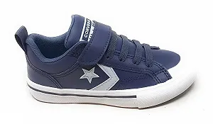 Детские Кроссовки Converse PRO Blaze A14372C Сине-белые с Эластичной Лентой и Застежкой - Фото 1