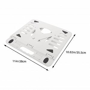 Подставка для ноутбука Vaguelly, складная, с регулировкой высоты, из легкого материала с функцией охлаждения, регулируемый держатель для ноутбука, планшета и книг для офиса, встреч и дома synthetic.ua - Фото 1