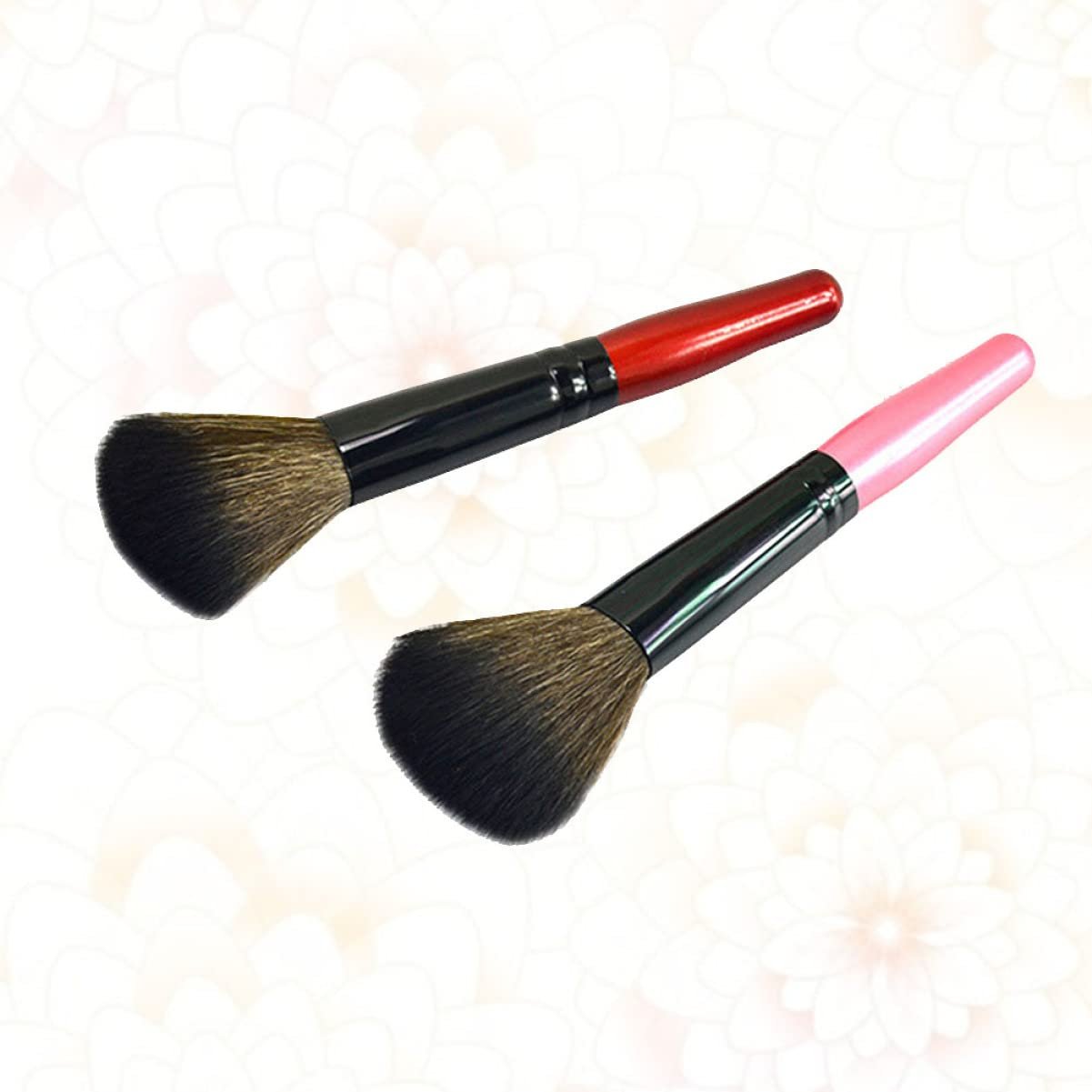 Кисть для консилера Miss Make Up Kabuki, кисть для румян, кисть для бронзера, кисть для пудры, 2 шт., фото №6