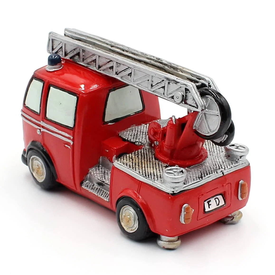 Скарбничка Dekohelden24 Пожежна машина Полірезин Червона 15 x 7 x 10 см, фото №5