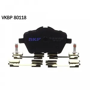 Комплект тормозных колодок, дисковый тормоз SKF VKBP 80118 для BMW MINI передняя ось synthetic.ua - Фото 1
