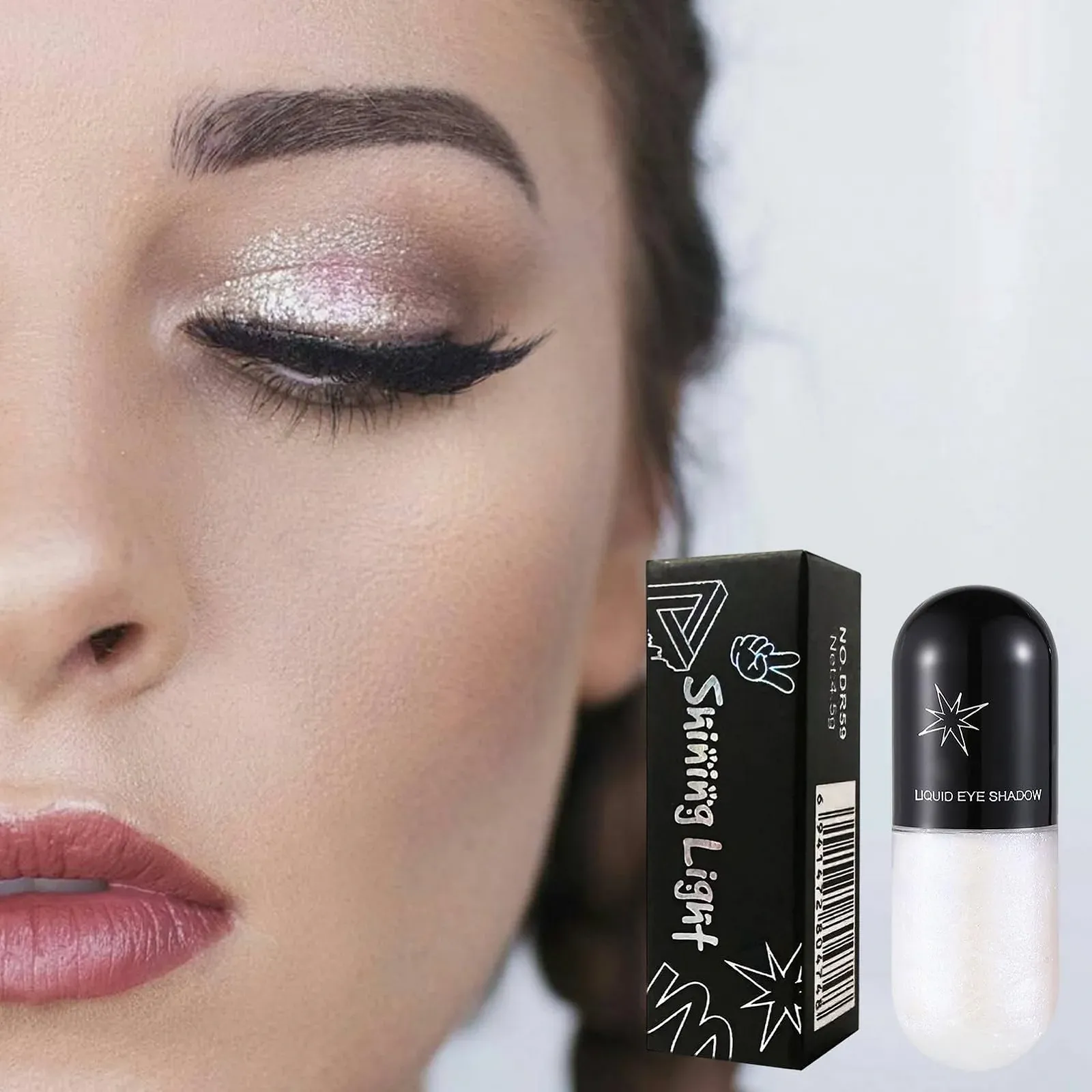 Подводка для глаз жидкая с блестками Lvtfco, фото №3